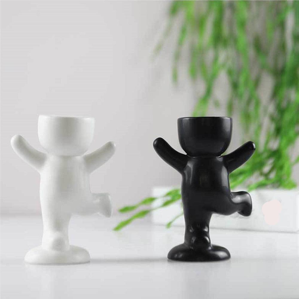 Jarrón Decorativo de Cerámica