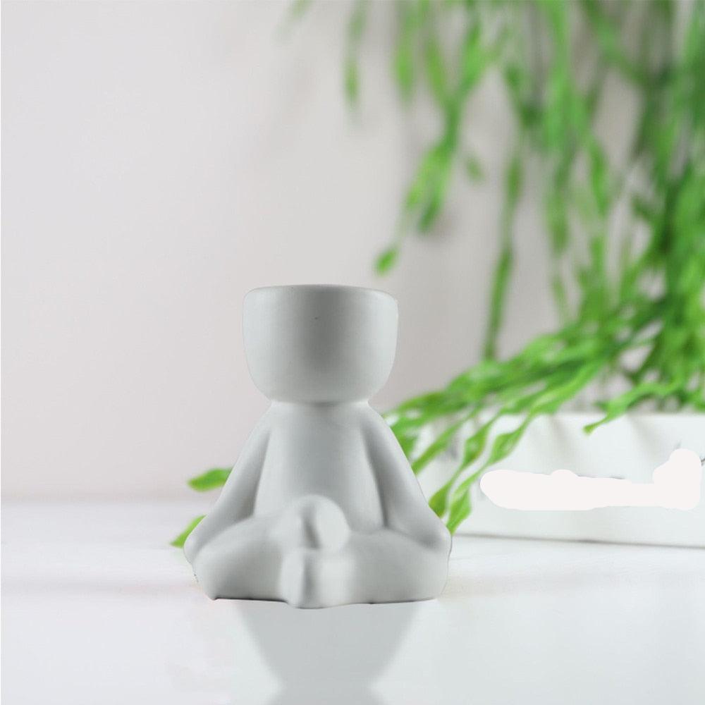 Jarrón Decorativo de Cerámica